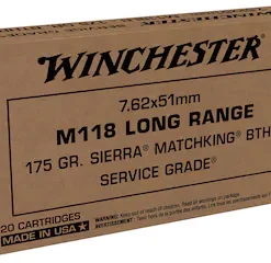 winchester 7.62x51mm nato ammo 175 grain sierra hollow point