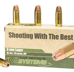 imi 9mm luger ammo 115 grain jacketed hollow point